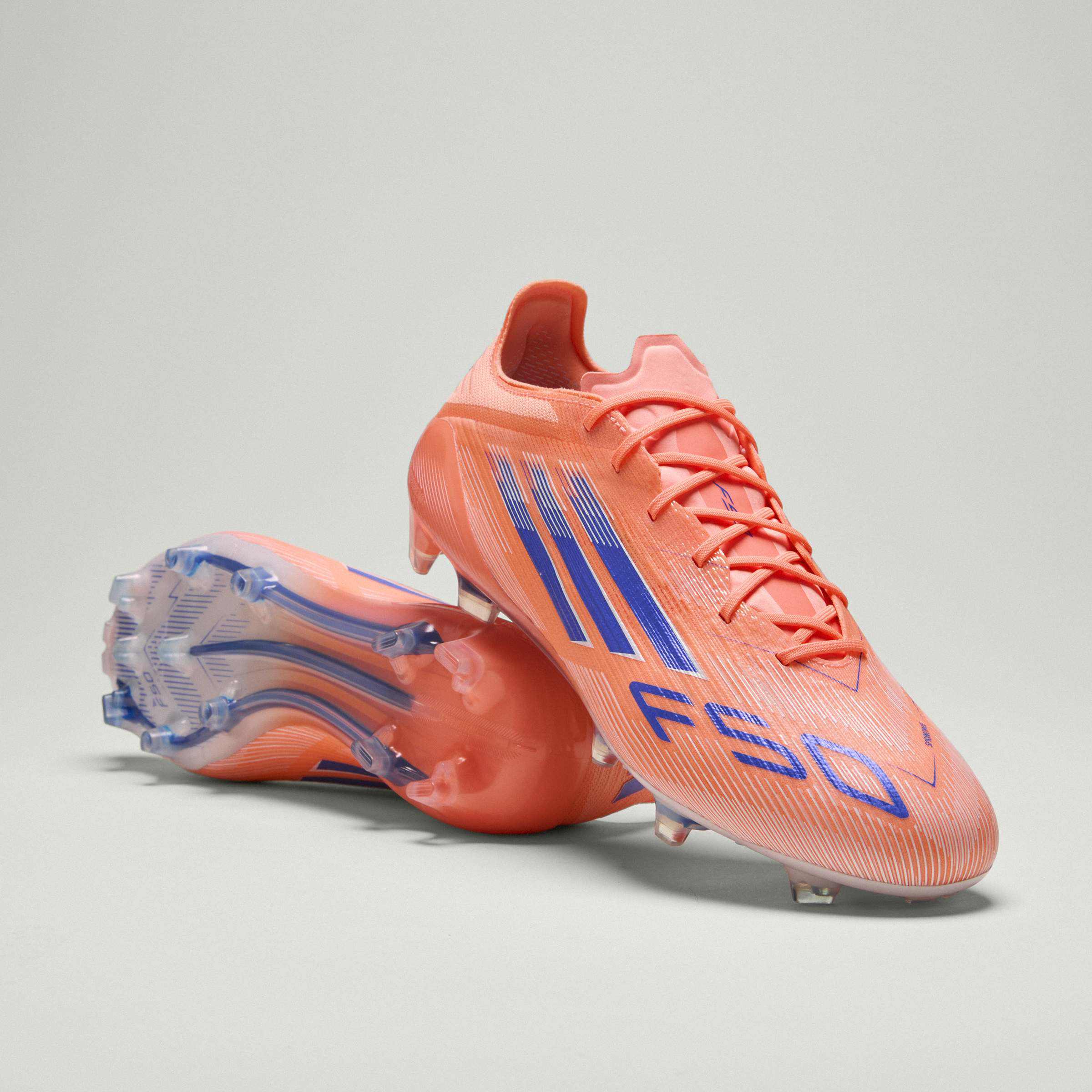 Adidas Unisex F50 Elite (FG) Football Boots Beam Orange/Lucid Blue